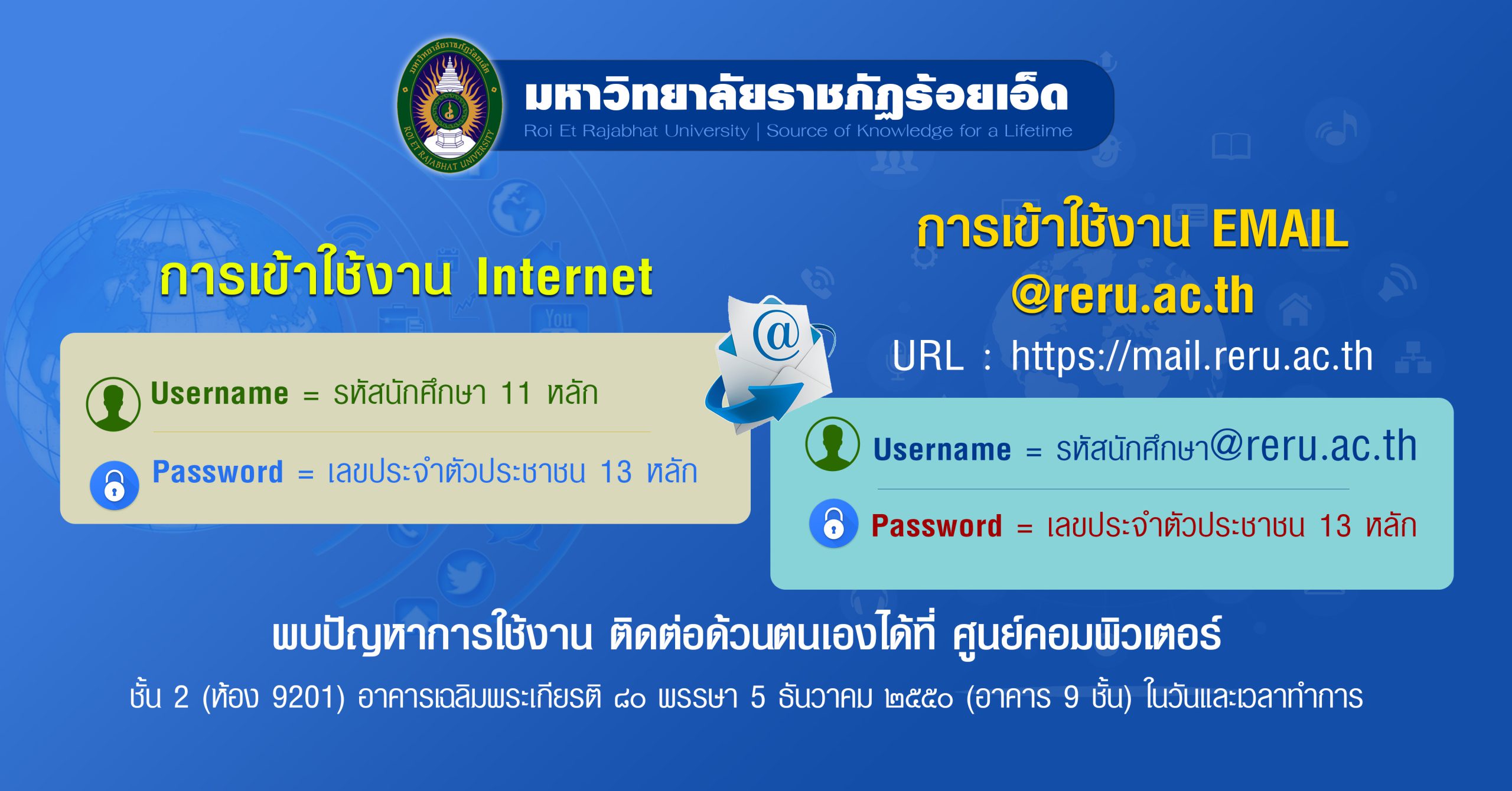 การใช้ Internet และ EMAIL